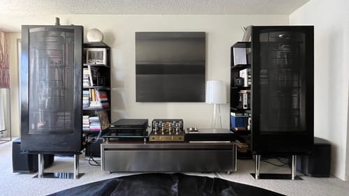 Customer photo review of Aperion RST Aluminum 3-inch Ribbon Super Tweeter Speaker Pair MKII