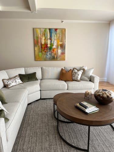 Customer photo review of Colorful Abstract Painting #ABAS84