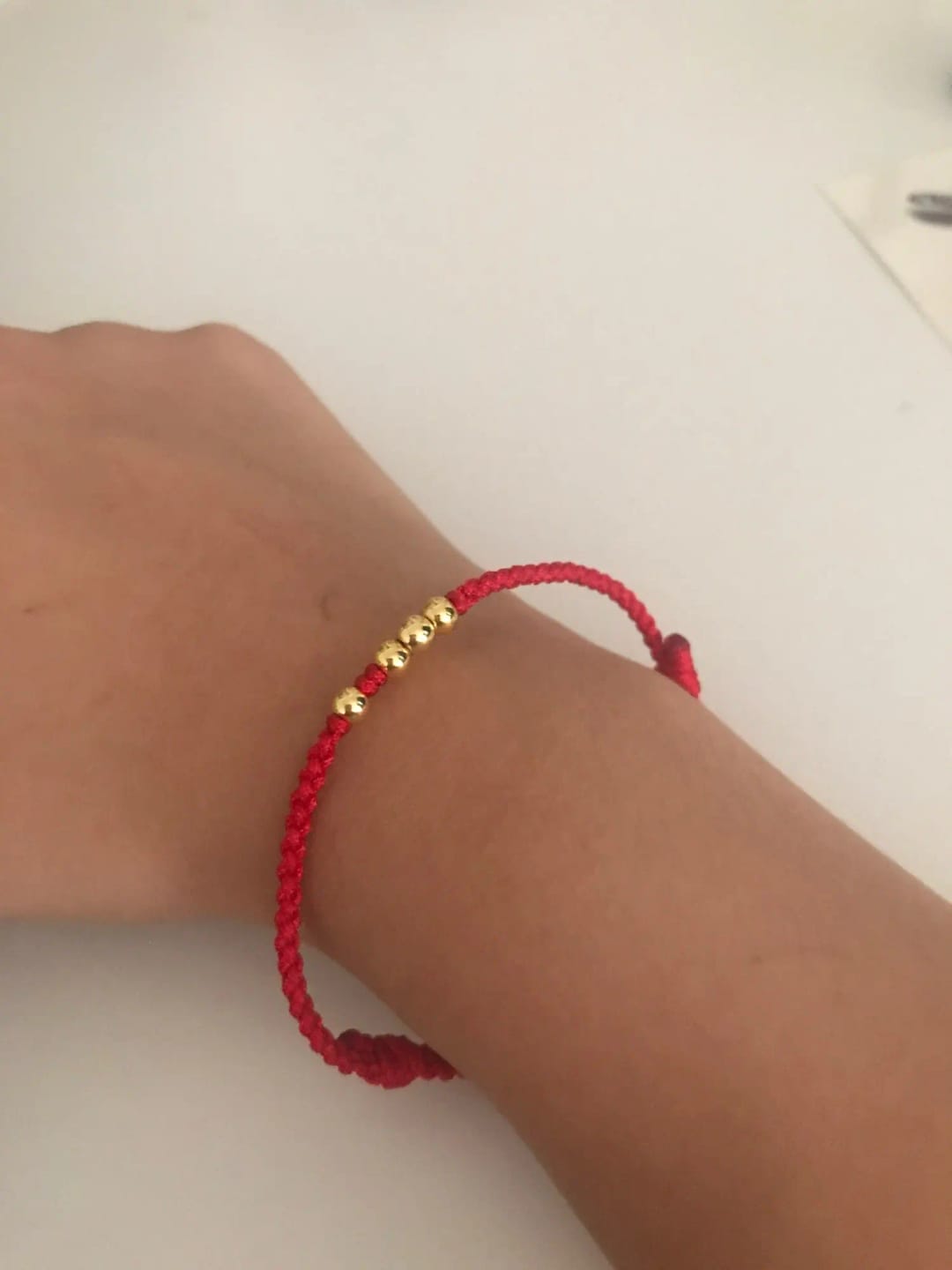Customer photo review of Bracelet Couple Fil Rouge