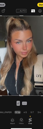 Customer photo review of 20" Volume Bouncy Clip In Hair Extensions