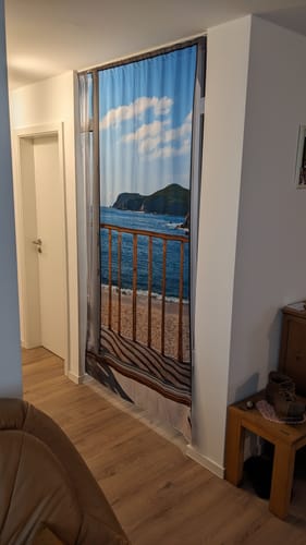 Customer photo review of Fotovorhang