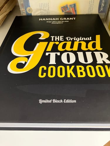 Customer photo review of The Black limited edition - The Original Grand Tour Cookbook