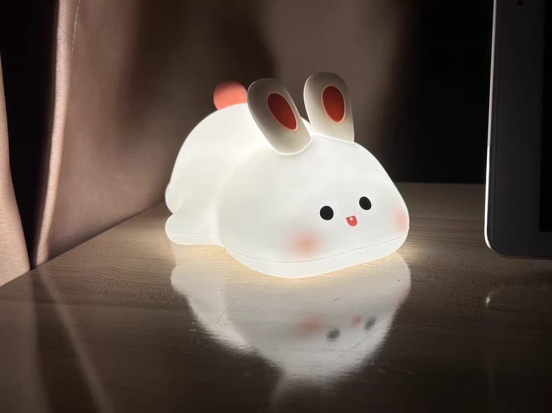 Customer photo review of MeWaii® Squishy Silicone Tap Tap Night Light 2025 - Best Gift For Girls and Kids