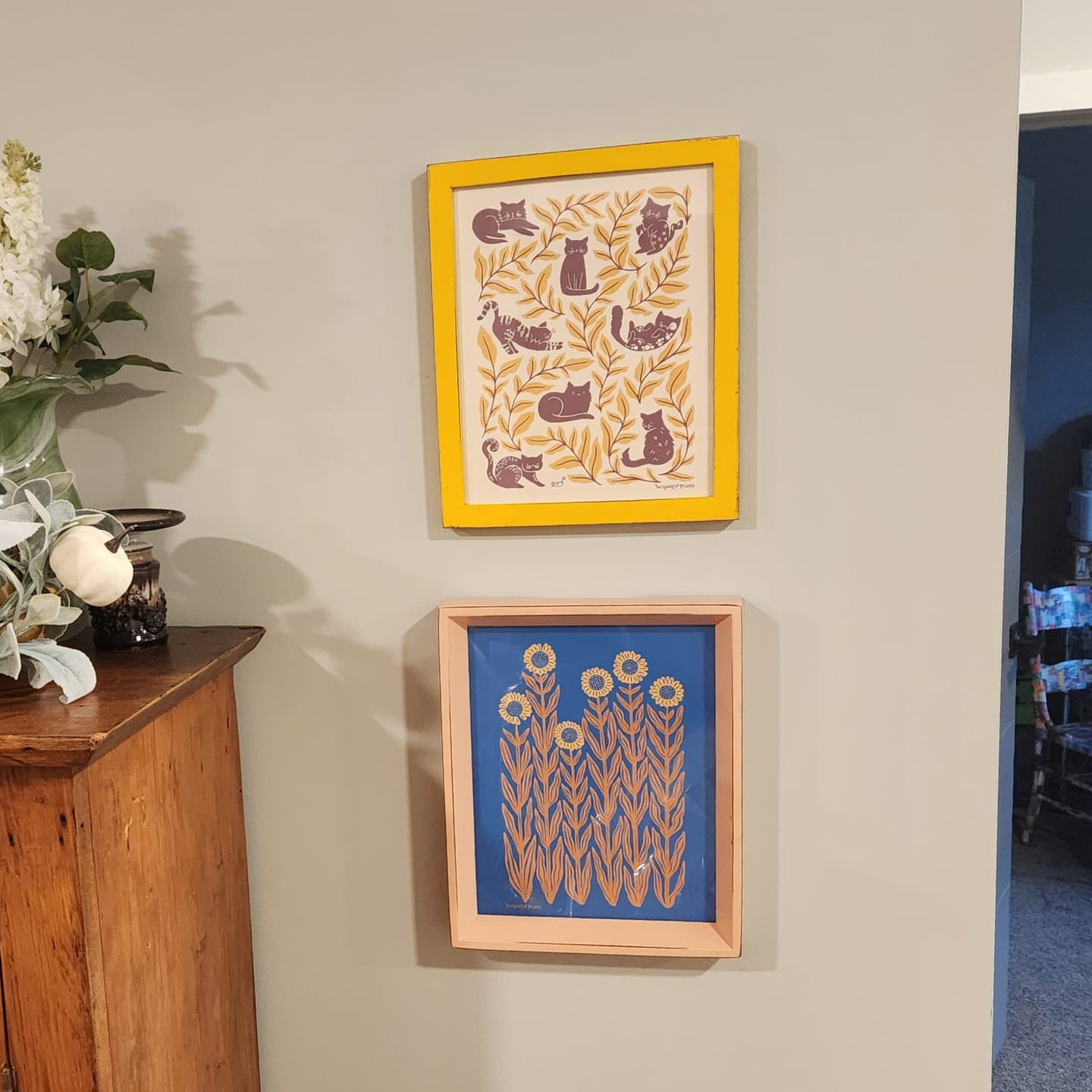 Customer photo review of Sunflower Patch Art Print