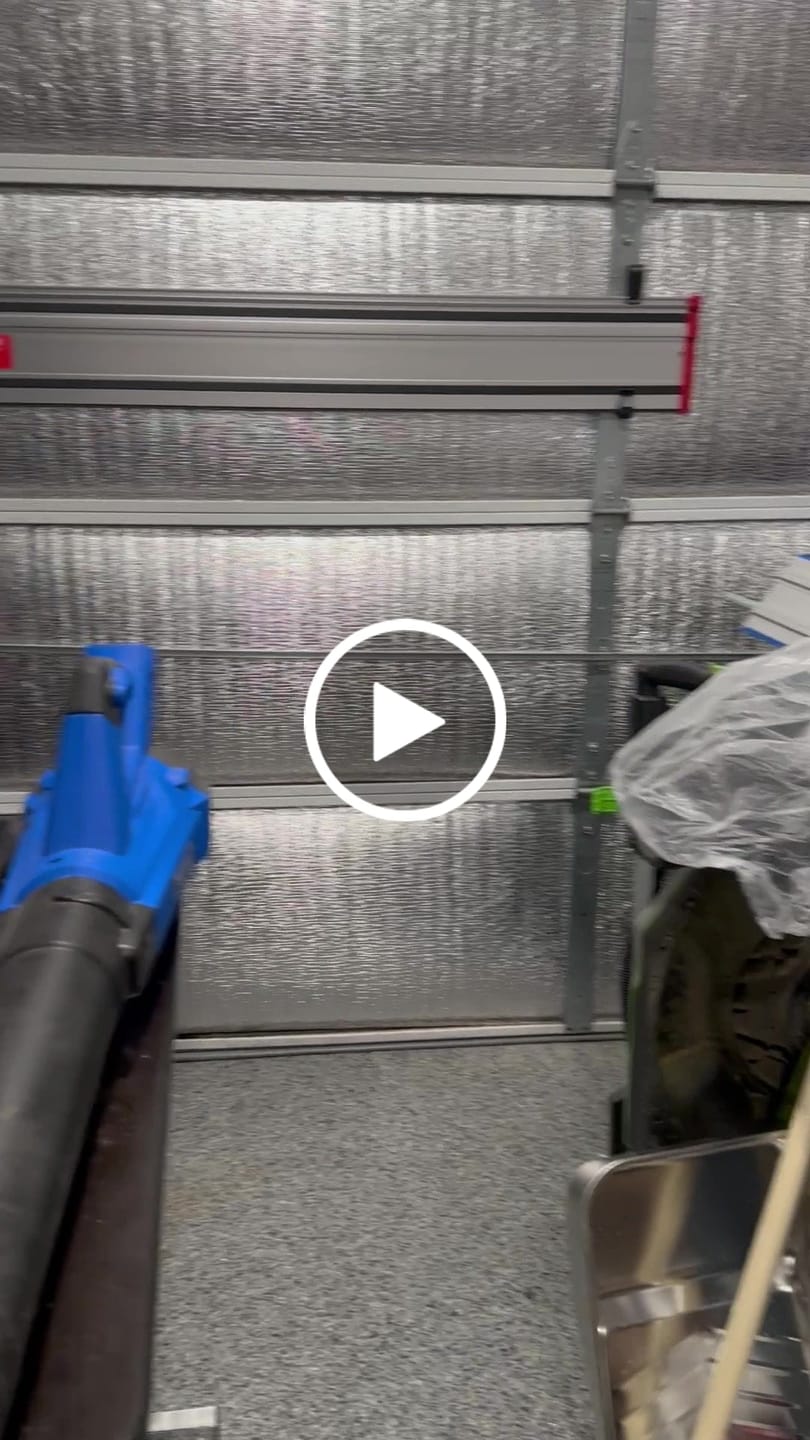 Customer video review of Garage Door/Wall Mount Brackets for Track Saw Guide Rails