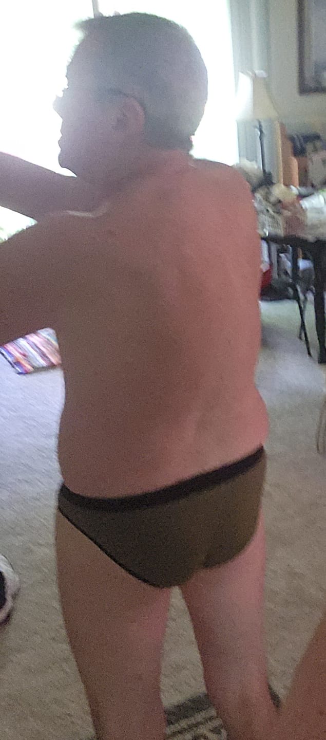 Customer photo review of 3 Pack Low Rise Soft Briefs With Support Pouch