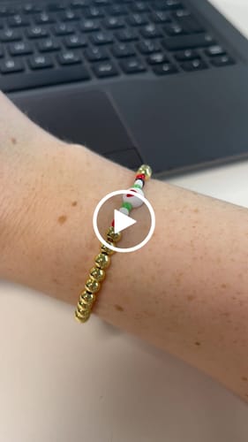 Customer video review of Palestine Bracelet