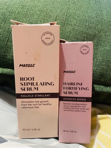 Customer photo review of Scalp Serum Set