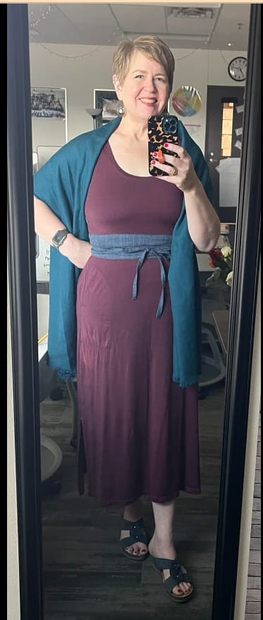Customer photo review of NEW! Wool Obi Wrap Belt