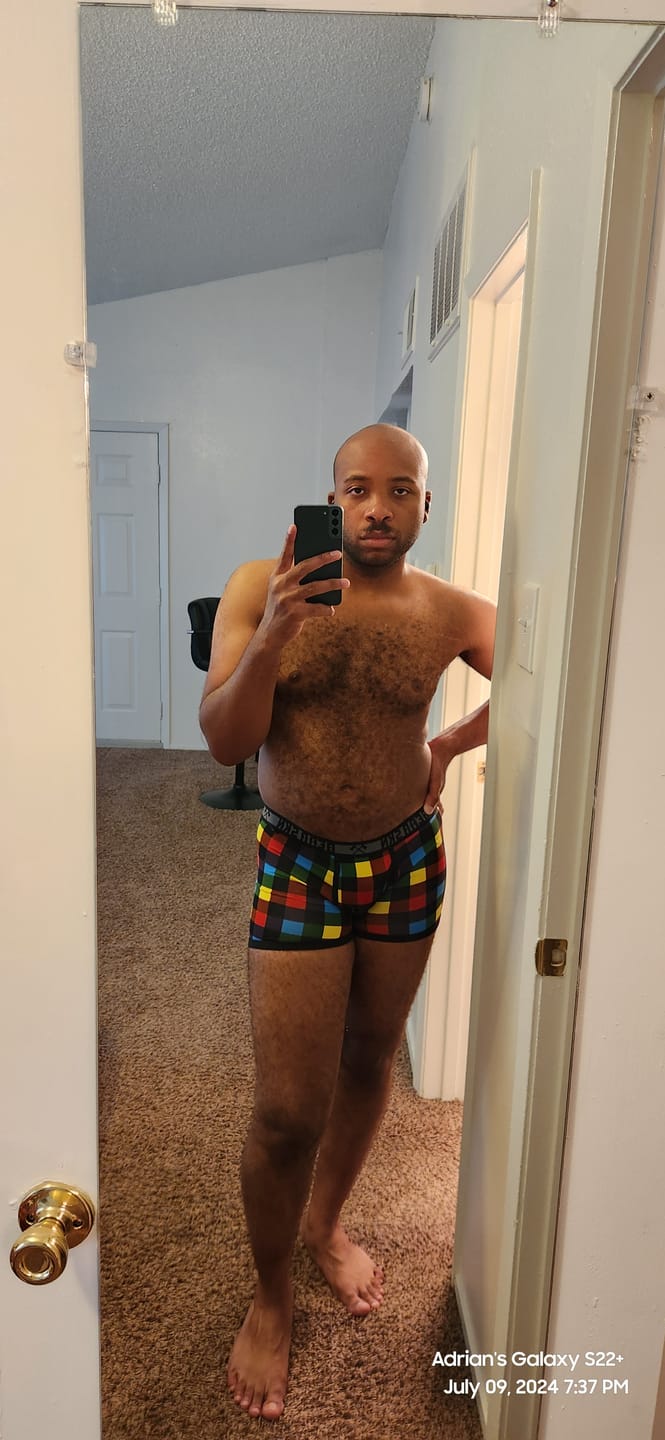 Customer photo review of Bamboo Boxer Brief - Pride Backwoods 3.0