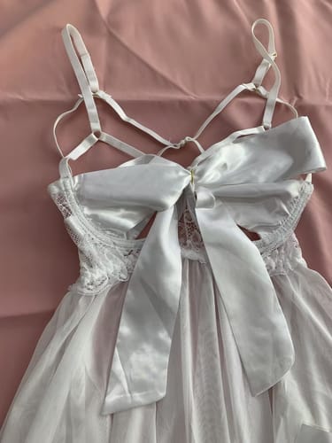 Customer photo review of BOWKNOT LACE SUSPENDER DRESS  SS3198