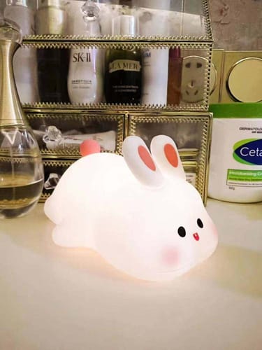 Customer photo review of MeWaii® Squishy Silicone Tap Tap Night Light 2025 - Best Gift For Girls and Kids