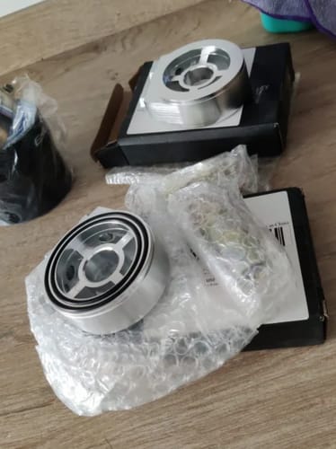 Customer photo review of Oil Filter Sandwich Adapter Kit AN10