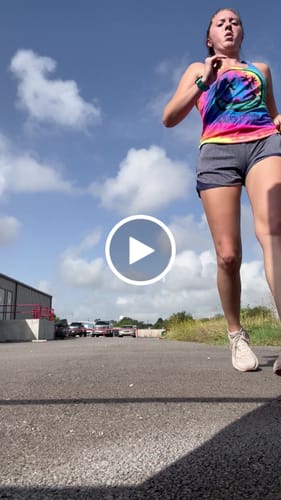 Customer video review of Salty Savage Ladies “Digital Spliced Smile” Racerback Tank