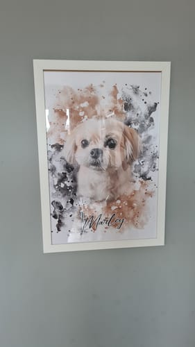 Mark S. review of Your Dog as Watercolor Portrait image 1 out of 1