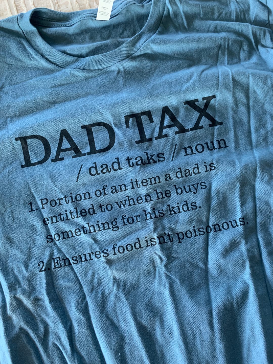 Customer photo review of Dad Tax Definition