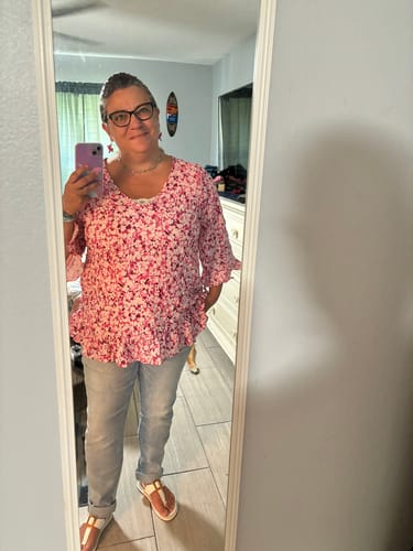 Customer photo review of Forever Pink Top