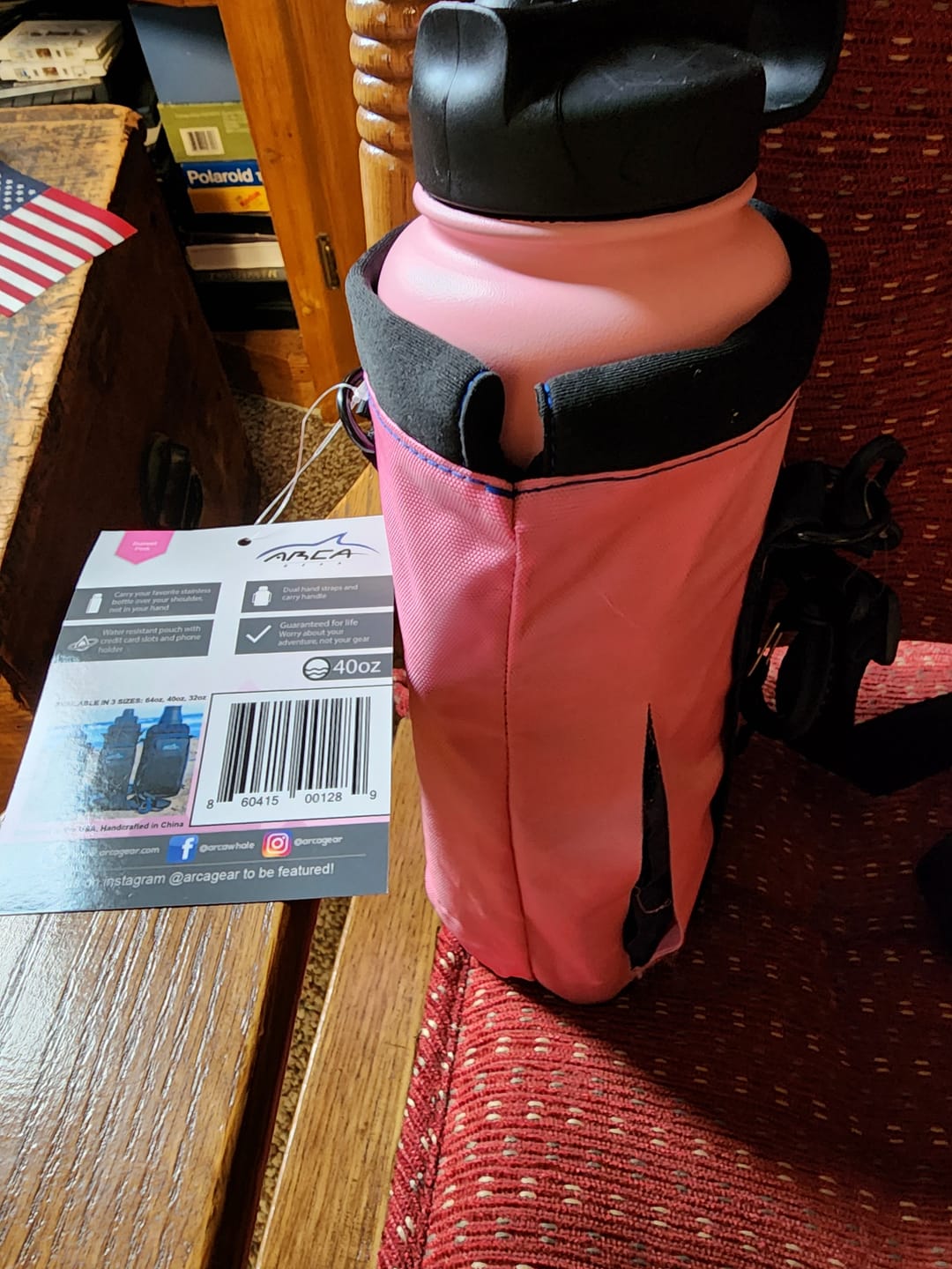 Customer photo review of Hydro Carrier & Stainless Steel Hydro Vessel Water Bottle Combo Pack - Various Sizes