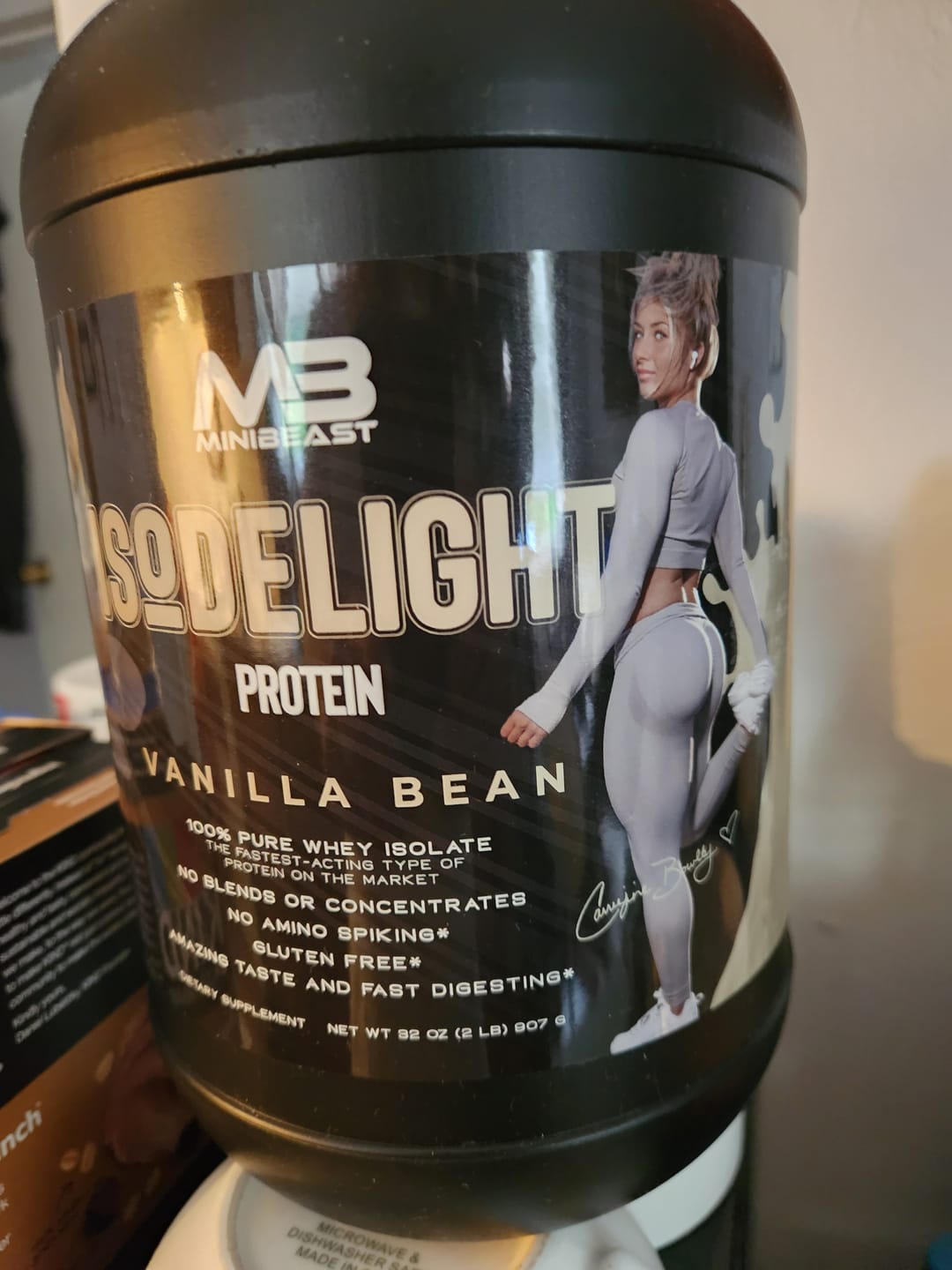 Customer photo review of IsoDelight Protein