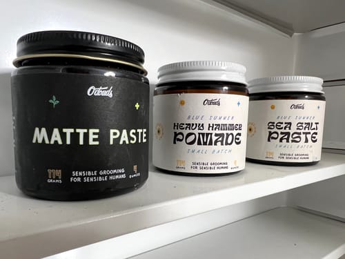 Customer photo review of Heavy Hammer Pomade