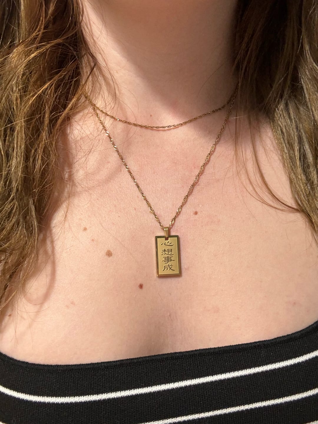 Customer photo review of Dainty Rope Chain