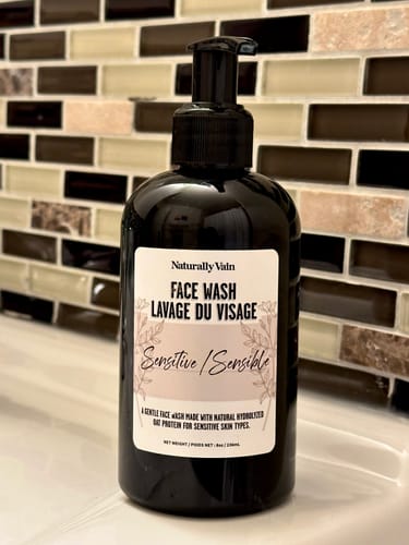 Customer photo review of Sensitive - Face Wash