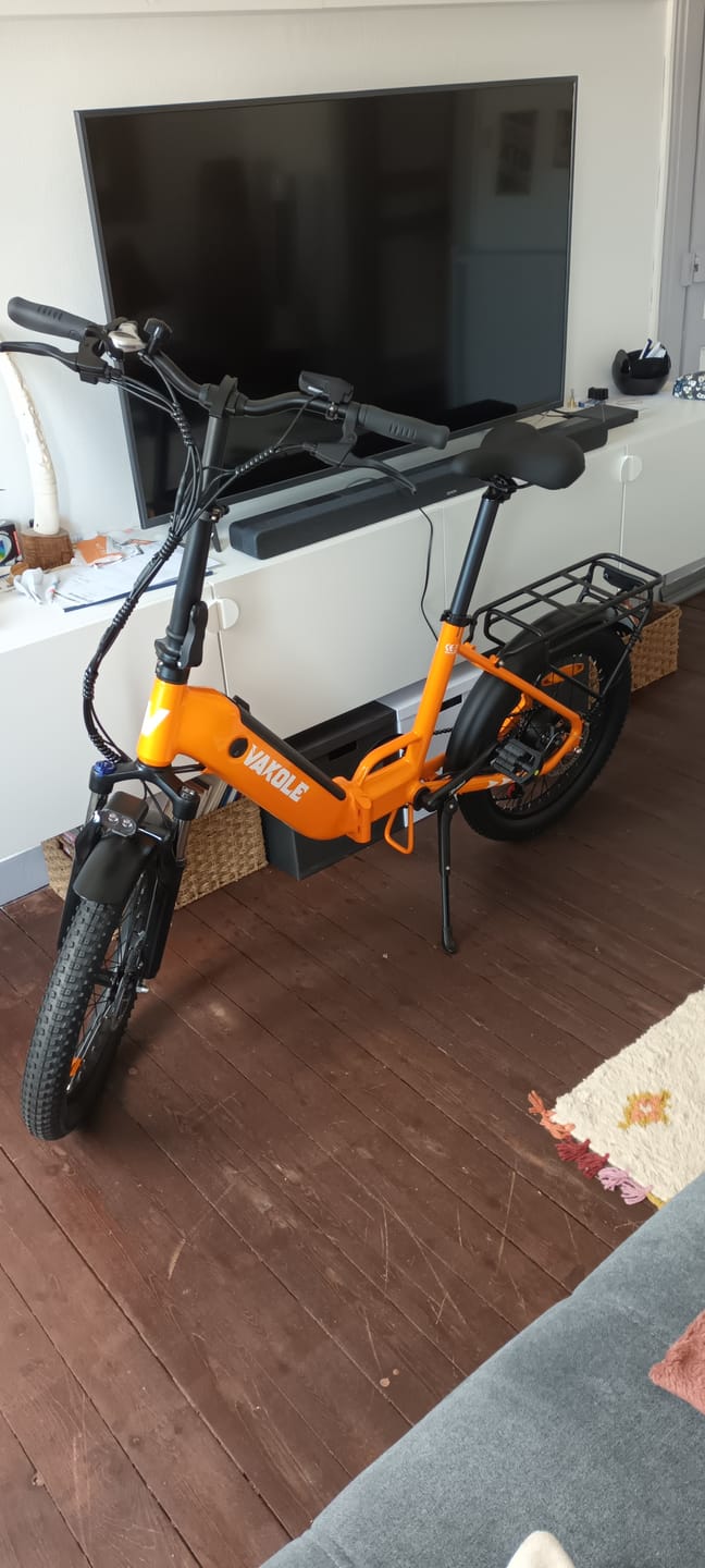 Customer photo review of Vakole VT4 250W 20" Foldable Electric Bike 13Ah Step-through E-bike