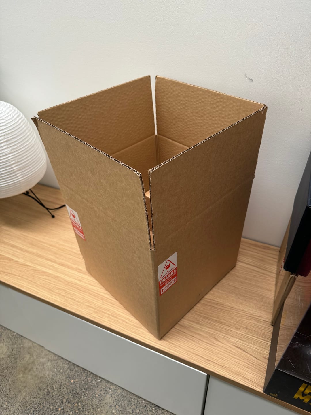 Customer photo review of 300 x 300 x 300mm Regular Brown Shipping Carton B905