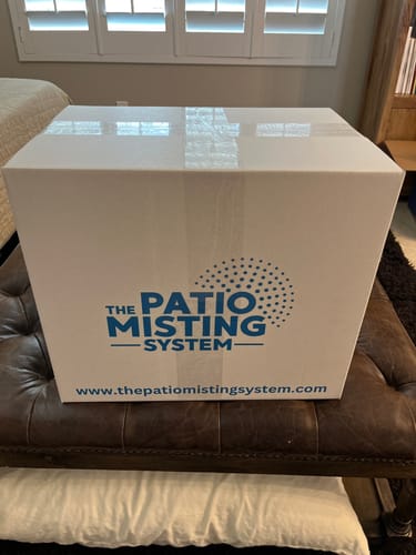 Customer photo review of The Patio Misting System Pro