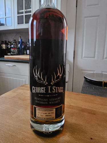 Customer photo review of George T. Stagg Kentucky Straight Bourbon Whiskey (750ml)