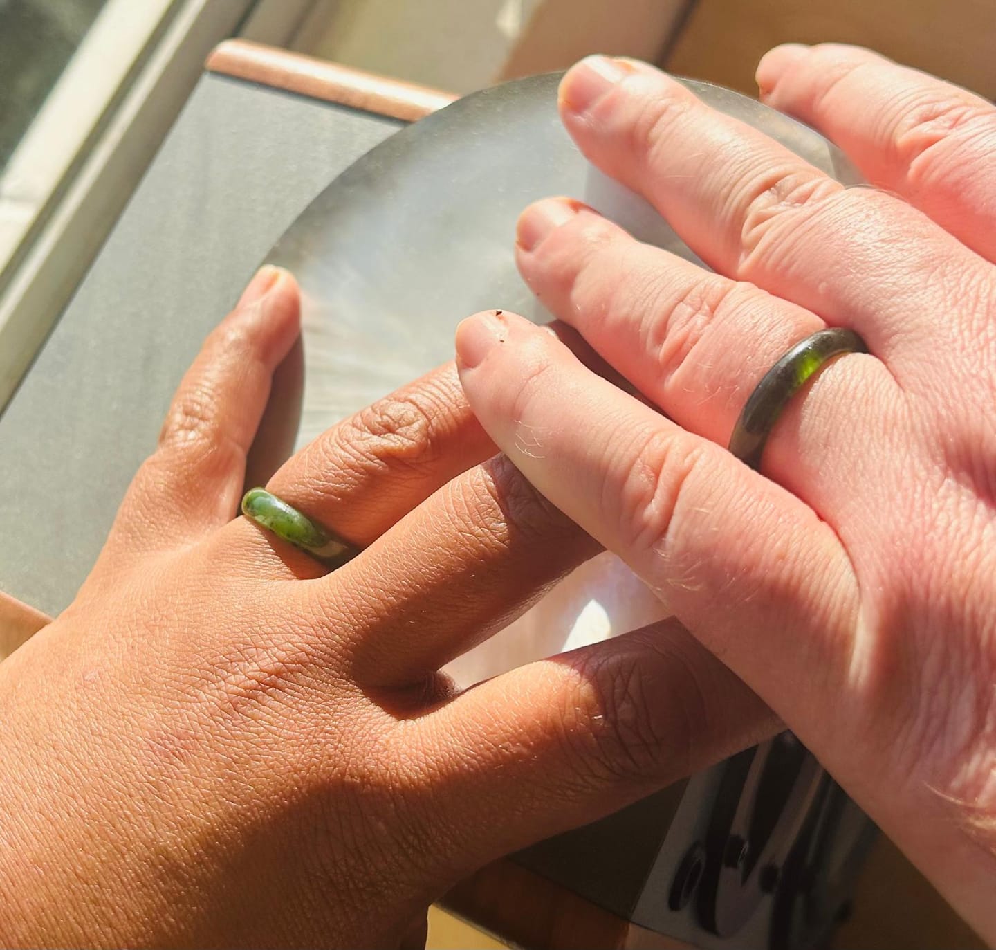 Customer photo review of Greenstone Ring