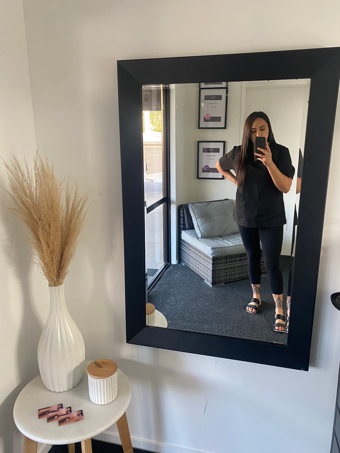 Customer photo review of JB's  LADIES SCRUBS TOP -  4SRT1