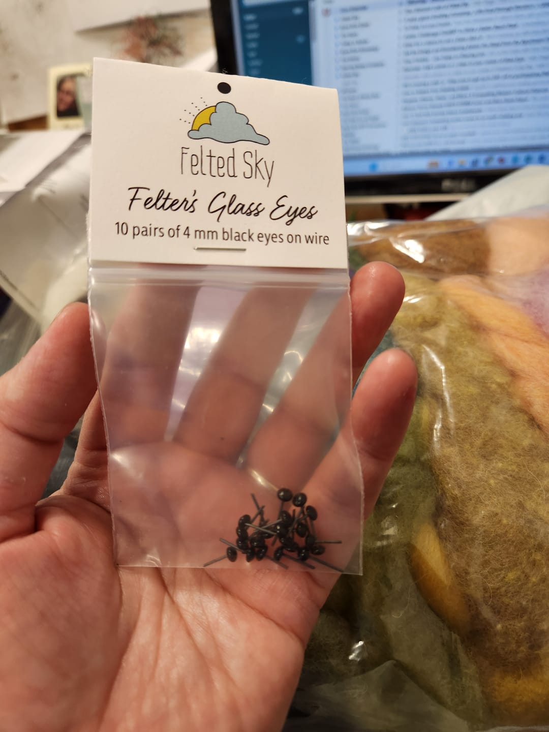 Customer photo review of Glass Eyes