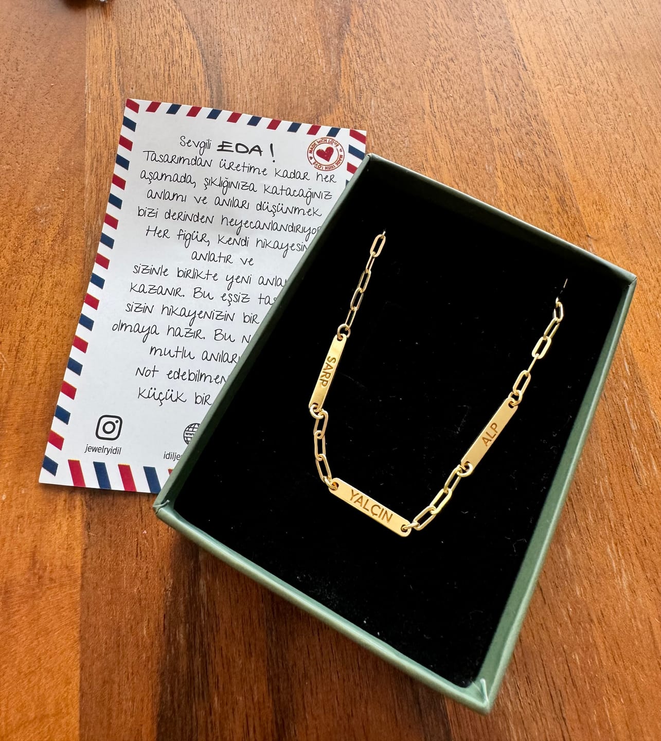 Customer photo review of Moments Kolye