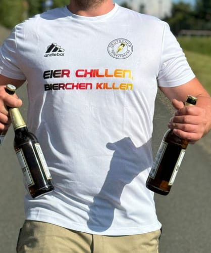 Customer photo review of EIER CHILLEN, BIERCHEN KILLEN - Premium Trikot
