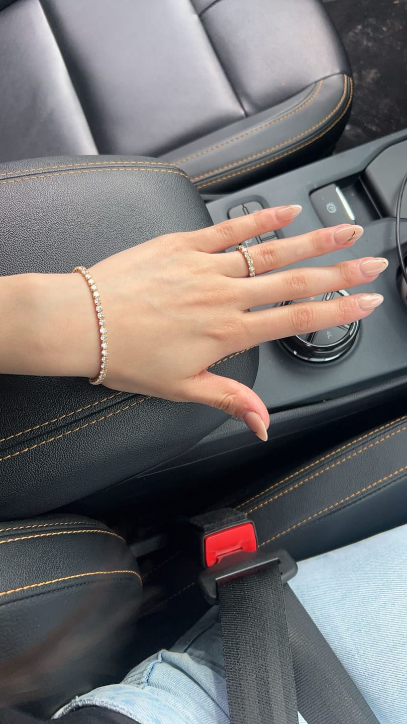 Customer photo review of Estella Ring | 18K vergoldet