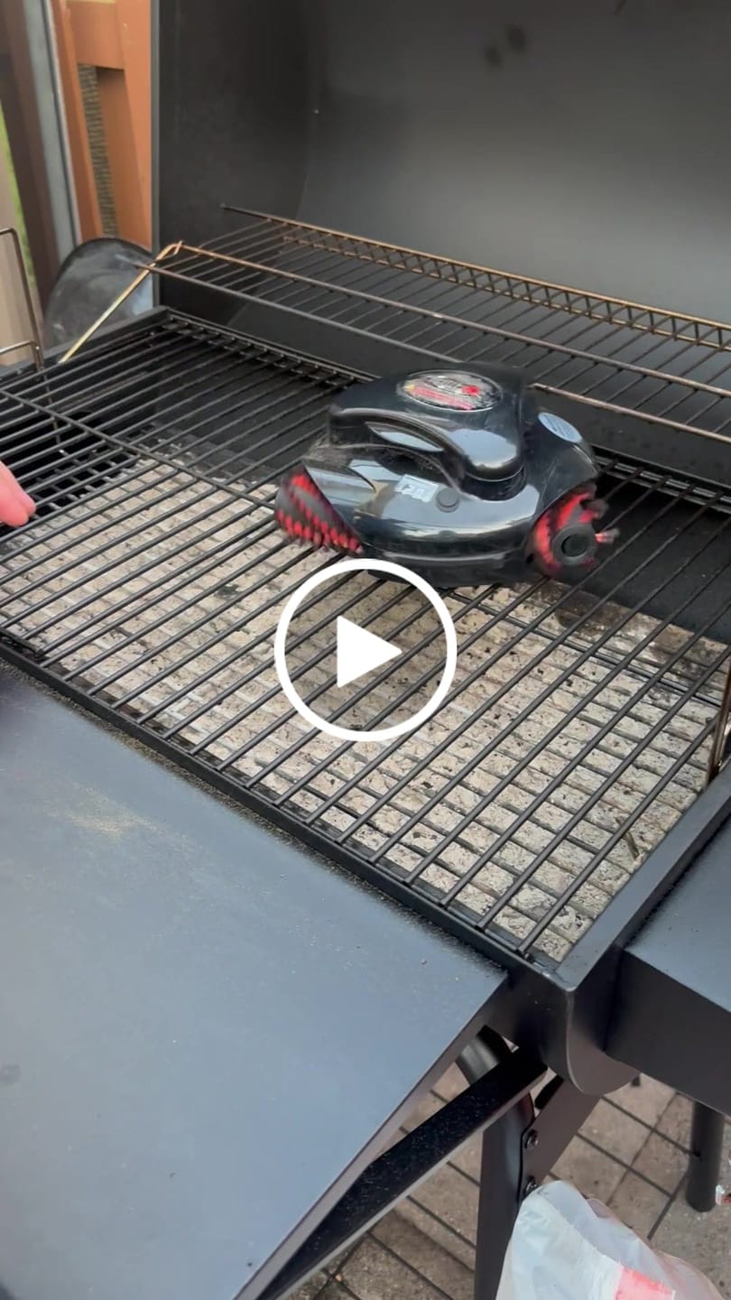 Customer video review of Grillbot Black: Automatic Grill Cleaning Robot