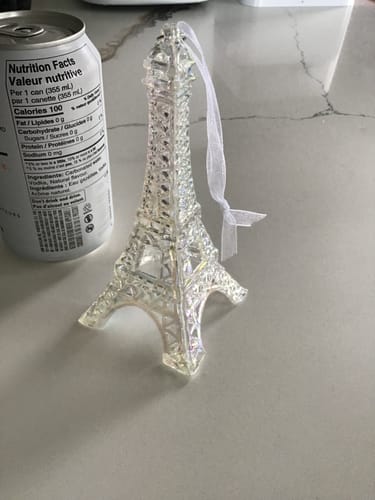 Customer photo review of Bulk Christmas Ornaments Clear for Xmas Tree Holiday Hanging Ornaments Wholesale