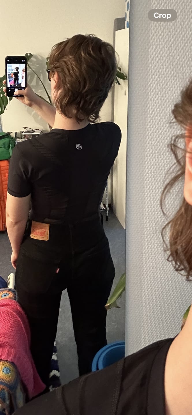 Customer photo review of Posture Shirt For Women - Zipper