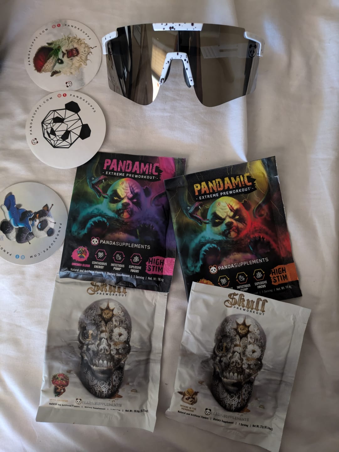 Customer photo review of Panda Supps Limited Edition Custom Sunglasses