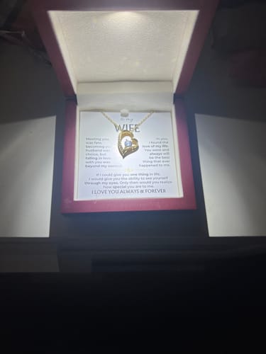 Customer photo review of To My Wife - I Love You Always & Forever - Gift Set - SS568