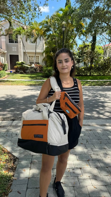 Customer photo review of Paz 34L Duffle