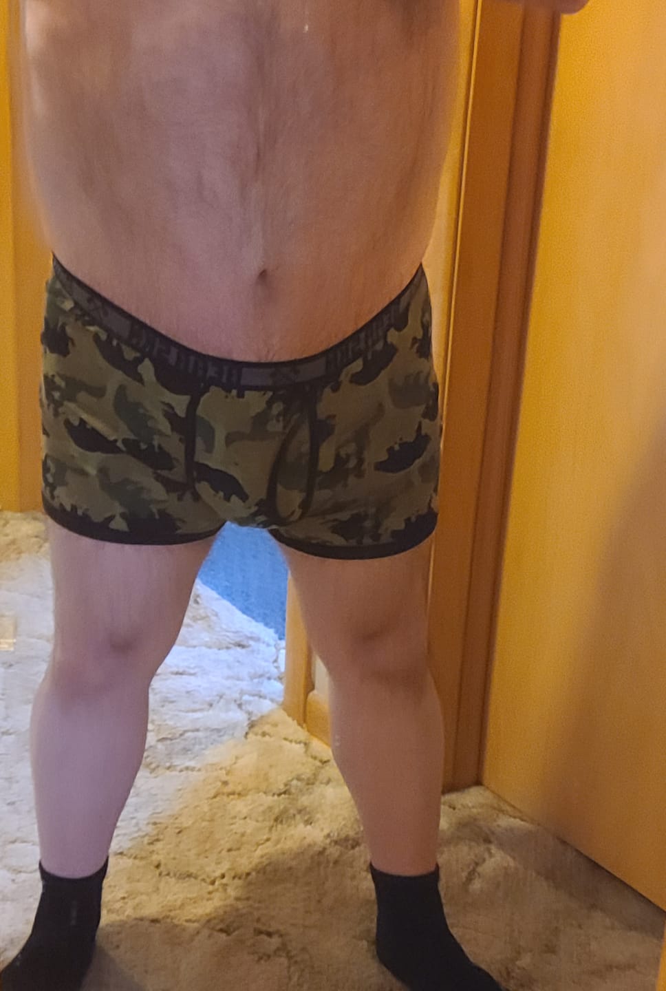 Customer photo review of Bamboo Boxer Brief - Woodland Bear Hunter