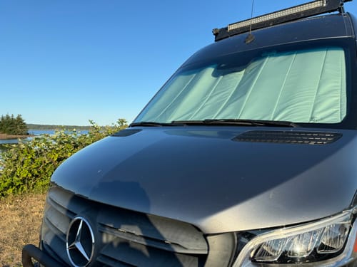 Customer photo review of Sprinter - Windshield Shade