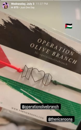 Customer photo review of Operation Olive Branch Bracelet