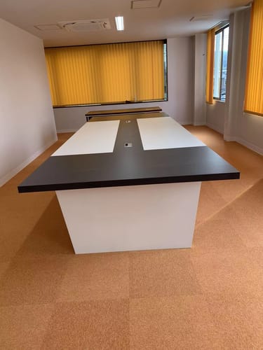 Customer photo review of Large Conference Table Long Table Rectangular Office Negotiation Table（East Coast）