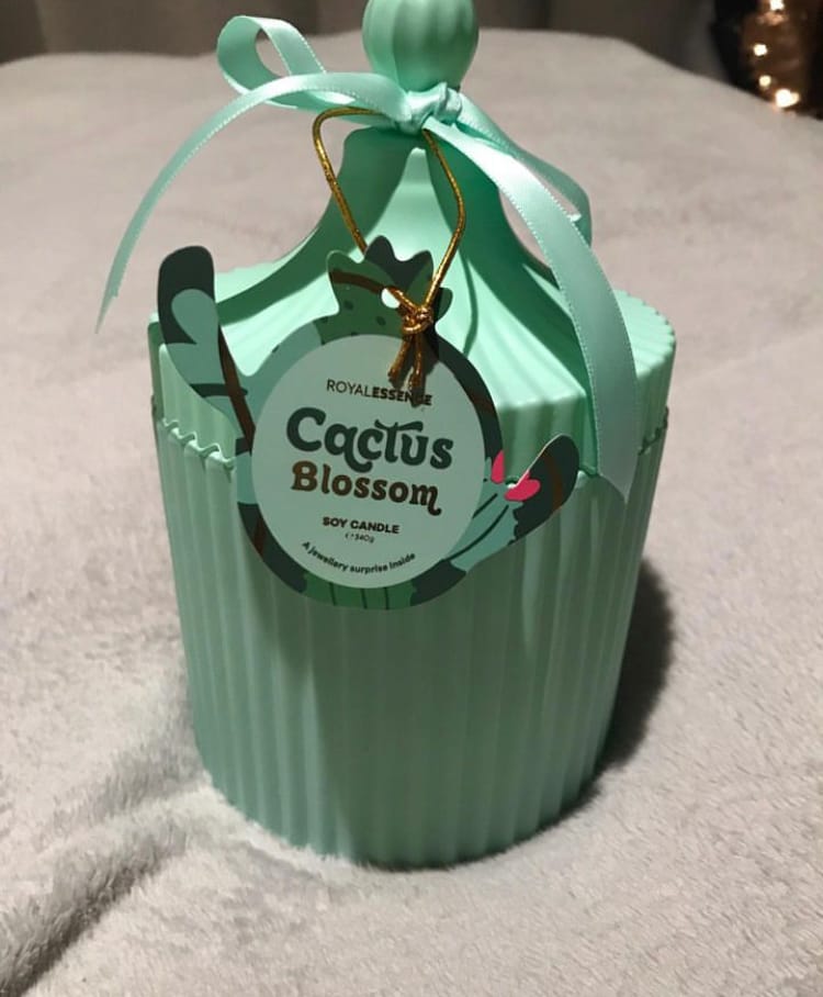 Customer photo review of Cactus Blossom (Candle)