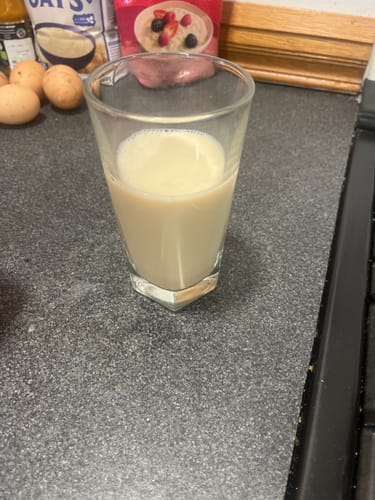 Customer photo review of MYOM Original Oat Drink Blend (4 x 130g - Makes 4 x 1L)