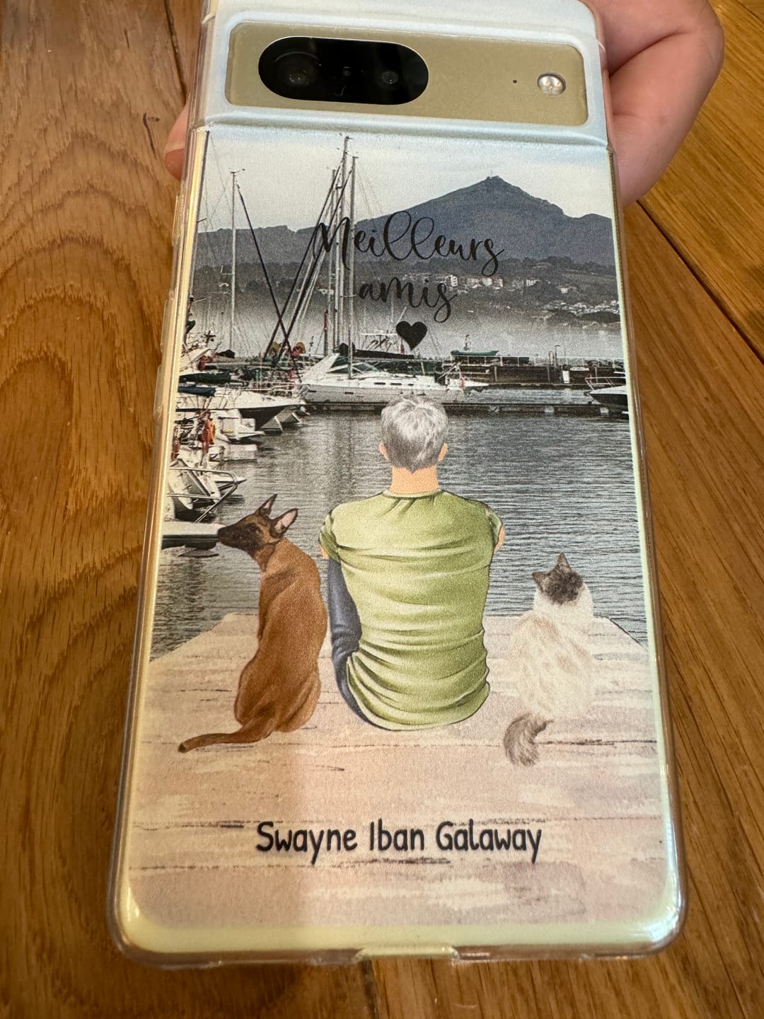 Customer photo review of Meilleurs amis - Coque de téléphone personnalisée