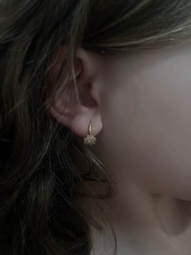 Customer photo review of Peach Daisy Huggies